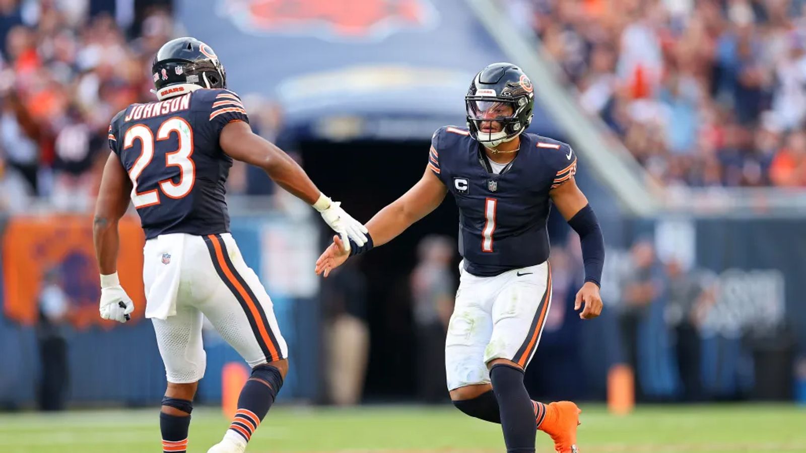 How the Chicago Bears' stats compare to the rest of the NFL after Week 1