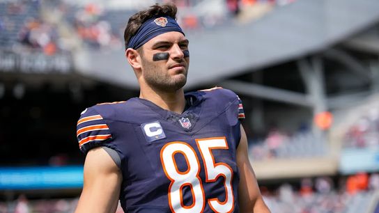 Cole Kmet offers compelling explanation for the Bears' losing streak. Photo by Todd Rosenberg/Getty Images